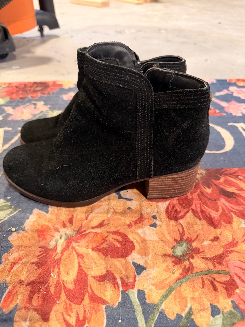 Koolaburra Black Suede Ankle Boots
